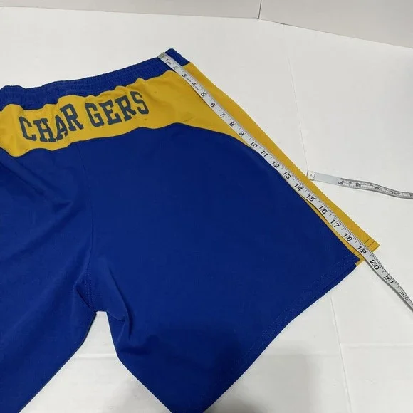 Vintage Chargers Shorts Blue/Yellow Large, Dodger, Drawstring, USA - Picture 10 of 11